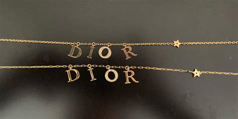 dior necklace that says dior fake|dior letter necklace dupe.